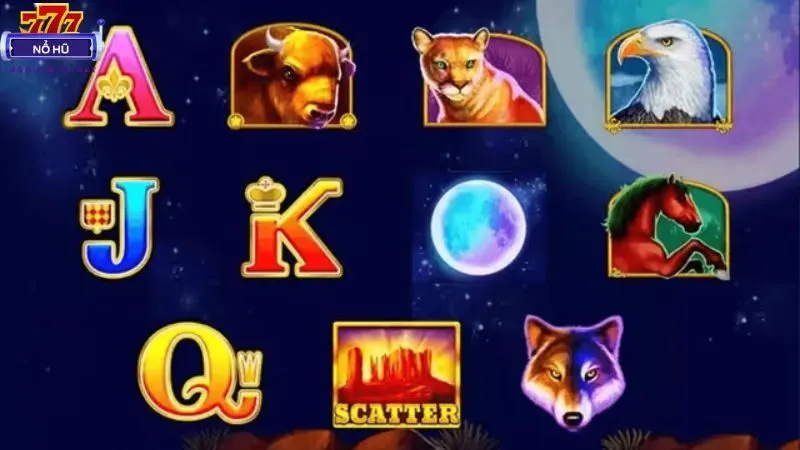 Các biểu tượng trong Wolf Gold đa dạng thưởng cao